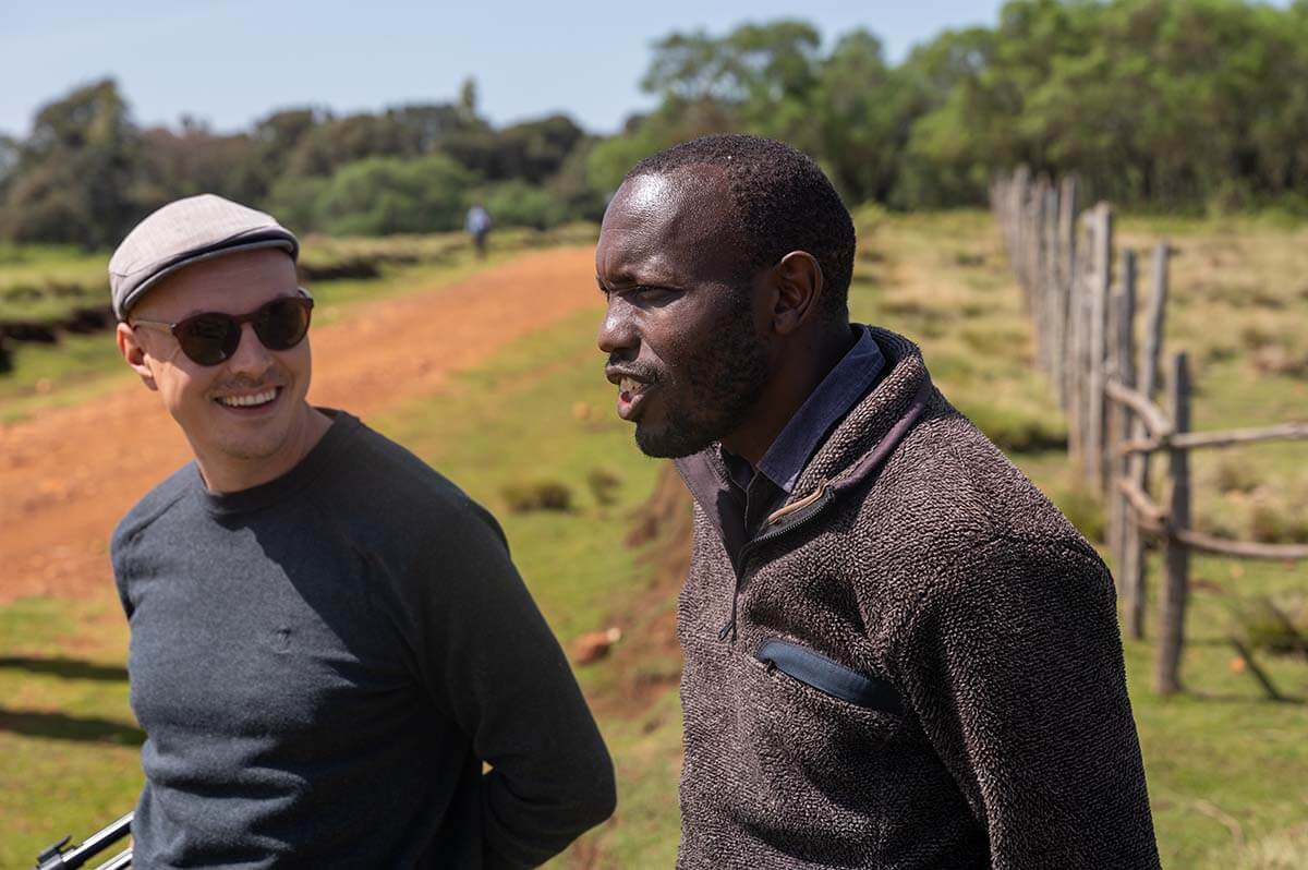 Tom Rowley, mapping officer and Peter Kitelo, Director of CIPDP 